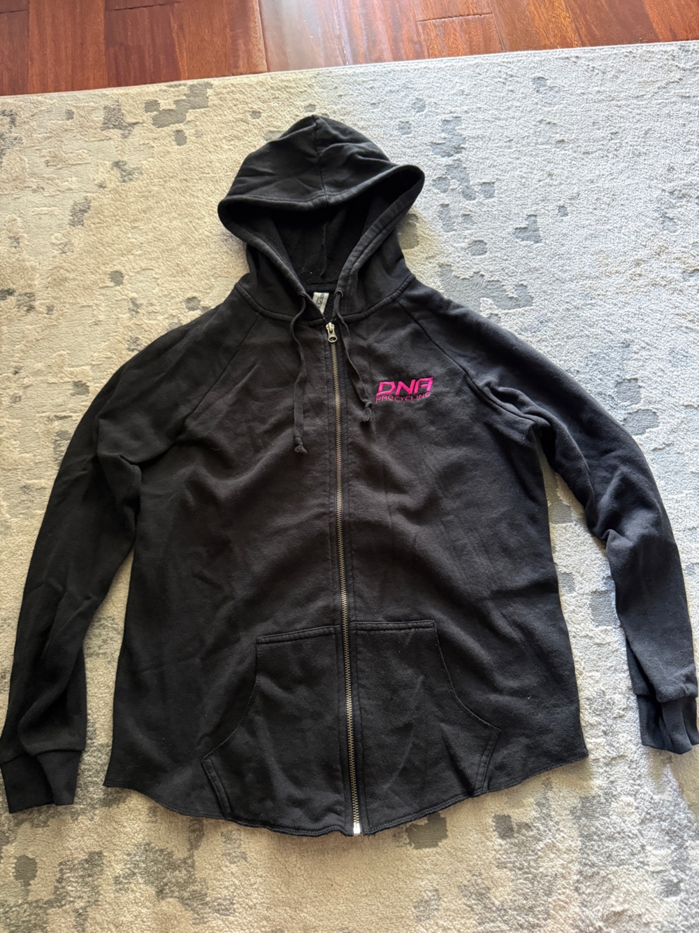 DNA Pro Cycling Hoodie with Pink Logo